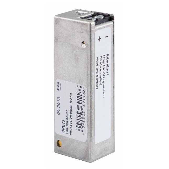 Защіпка електромеханічна EFF EFF SPE73 -E91 FaFix (W/O_SP 12V_DC) НВ універсальна стандартна із захисним діодом