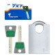 Замок навісний MUL-T-LOCK G55P 7x7 0767 2KEY DND77_GREY_INS NR_shackle 23мм 10мм BOX_M Замок навісний MUL-T-LOCK G55P 7x7 0767 2KEY DND77_GREY_INS NR_shackle 23мм 10мм BOX_M