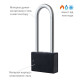 Замок навісний MUL-T-LOCK M10/C3 CLASSIC 064 2KEY ARC_BLACK R_shackle 102мм 9,5мм PB