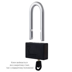 Замок навісний MUL-T-LOCK M13/C2 CLASSIC 064 2KEY ARC_BLACK R_shackle 58мм 12,7мм BOX_M Замок навісний MUL-T-LOCK M13/C2 CLASSIC 064 2KEY ARC_BLACK R_shackle 58мм 12,7мм BOX_M