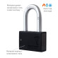 Замок навісний MUL-T-LOCK M13/C2 CLASSIC 064 2KEY ARC_BLACK R_shackle 58мм 12,7мм BOX_M