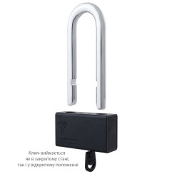Замок навісний MUL-T-LOCK M16/C3 CLASSIC 064 2KEY ARC_BLACK R_shackle 102мм 15,8мм PB Замок навісний MUL-T-LOCK M16/C3 CLASSIC 064 2KEY ARC_BLACK R_shackle 102мм 15,8мм PB