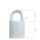 Замок навісний MUL-T-LOCK G47 7x7 0767 2KEY DND77_GREY_INS NR_shackle 26.5мм 8мм BOX_M