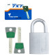 Замок навісний MUL-T-LOCK G47 7x7 0767 2KEY DND77_GREY_INS NR_shackle 26.5мм 8мм BOX_M