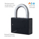Замок навісний MUL-T-LOCK M10/C1 CLASSIC 064 2KEY ARC_BLACK R_shackle 30мм 9,5мм BOX_M