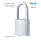 Замок навісний MUL-T-LOCK G55 7x7 0767 2KEY DND77_GREY_INS NR_shackle 50мм 10мм PB
