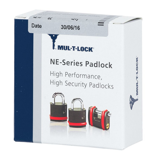 Замок навісний MUL-T-LOCK NE10G CLASSIC 064 3KEY ARC_GREY_INS NR_shackle 26мм 10мм BOX_M