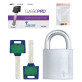 Замок навісний MUL-T-LOCK G55 *ClassicPro 4867 2KEY DND_BLUE_INS NR_shackle 27мм 10мм BOX_M