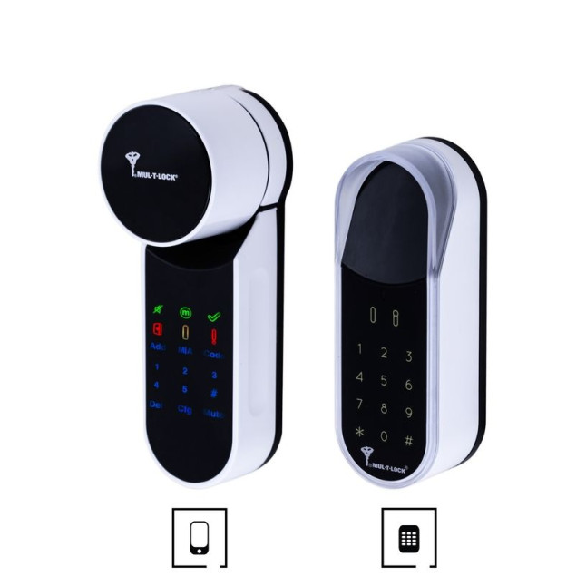 Электронный контроллер Mul-t-lock Enter белый с Touchpad доступ по коду Электронный контроллер Mul-t-lock Enter белый с Touchpad доступ по коду