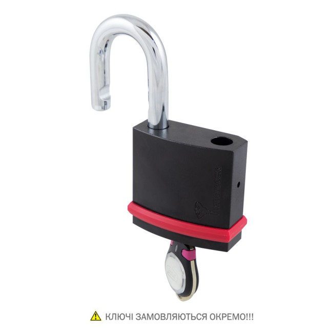 Замок навісний MUL-T-LOCK NE12L *INTERACTIVE+ CLIQ GAMMA LEFT M/S NR_shackle 25мм 12мм BOX_M