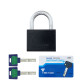 Замок навісний MUL-T-LOCK M10/C1 *INTERACTIVE+ 206 2KEY DND_BLUE R_shackle 30мм 9,5мм BOX_M