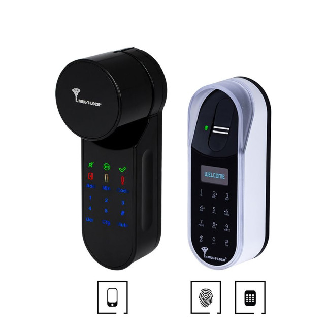 Электронный контроллер Mul-t-lock Enter черный с Fingerprint доступ по отпечаткам пальца + код Электронный контроллер Mul-t-lock Enter черный с Fingerprint доступ по отпечаткам пальца + код