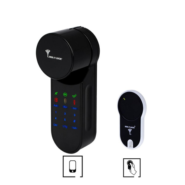 Электронный контроллер Mul-t-lock Enter черный с пультом дистанционного управления Электронный контроллер Mul-t-lock Enter черный с пультом дистанционного управления