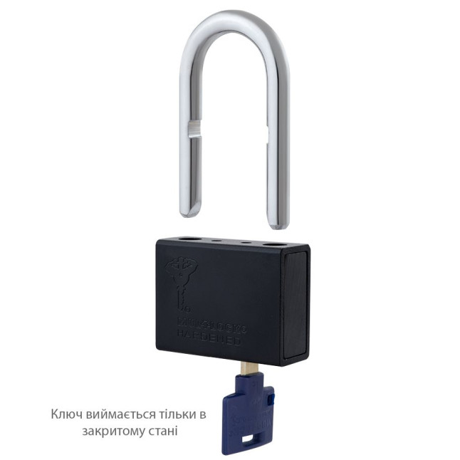 Замок навісний MUL-T-LOCK M10/C1 *INTERACTIVE+ 264S+ 2KEY DND_BLUE_INS R_shackle 30мм 9,5мм BOX_M