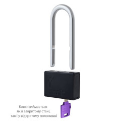 Замок навісний MUL-T-LOCK M10/C2 *ClassicPro 4867 2KEY DND3D_PURPLE_INS R_shackle 63мм 9,5мм BOX_M Замок навісний MUL-T-LOCK M10/C2 *ClassicPro 4867 2KEY DND3D_PURPLE_INS R_shackle 63мм 9,5мм BOX_M