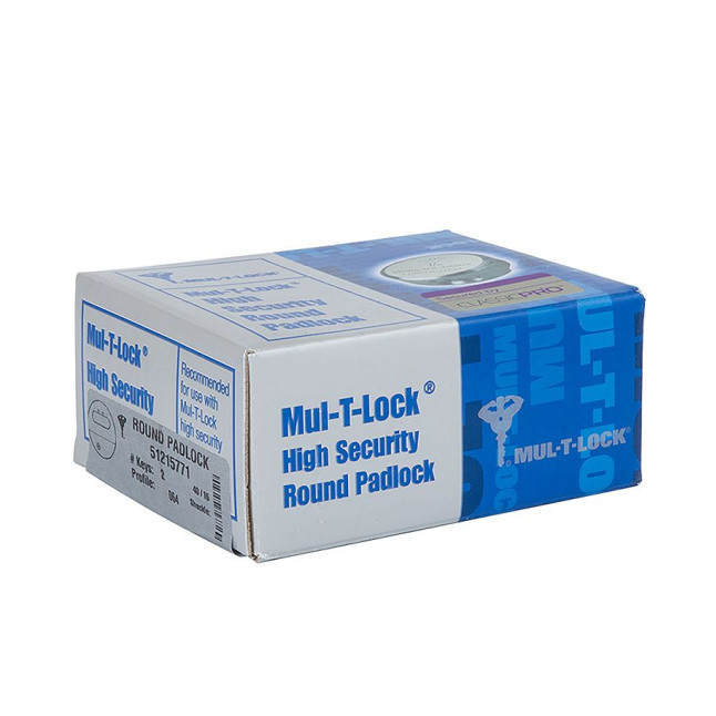 Замок навісний MUL-T-LOCK HOCKEY PUCK *ClassicPro 4867 2KEY DND3D_PURPLE_INS SLID_shackle 10мм BOX_M