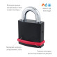 Замок навісний MUL-T-LOCK NE12L *INTERACTIVE+ 223S+ M/S NR_shackle 25мм 12мм BOX_M