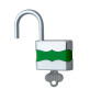 Замок навісний TOKOZ DUPLO_45 2KEY TK3_M NR_shackle 25мм 5,6мм