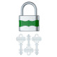 Замок навісний TOKOZ DUPLO_45 2KEY TK3_M NR_shackle 25мм 5,6мм