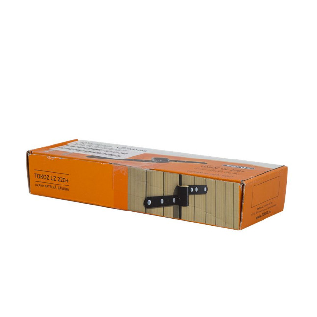 Замок навісний TOKOZ UZ_220+_з_навісами 2KEY TK4_M R_shackle 33мм 9мм BOX