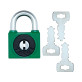 Замок навесной Tokoz 800/40 2KEY TK2 M R shackle 7мм 23мм Замок навесной Tokoz 800/40 2KEY TK2 M R shackle 7мм 23мм
