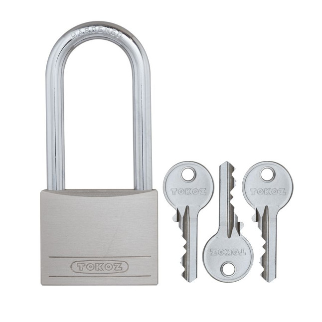 Замок навісний TOKOZ BETA_50_LONG 3KEY TK1_M NR_shackle 63мм 8мм