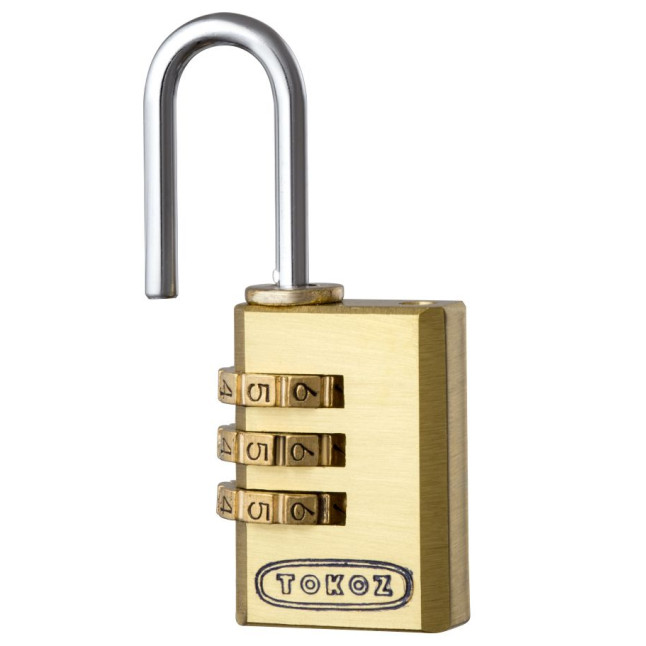 Замок навісний TOKOZ DELTA_20/3 CODE NR_shackle 22мм 3мм BLISTER Замок навісний TOKOZ DELTA_20/3 CODE NR_shackle 22мм 3мм BLISTER