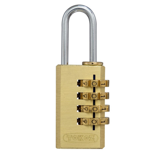 Замок навісний TOKOZ DELTA_20/4 CODE NR_shackle 22мм 3мм BLISTER