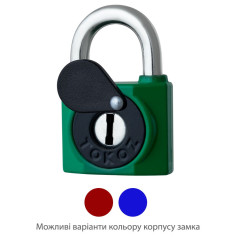 Замок навесной Tokoz 800/40L 2KEY TK2 M R shackle 7мм 23мм  Замок навесной Tokoz 800/40L 2KEY TK2 M R shackle 7мм 23мм