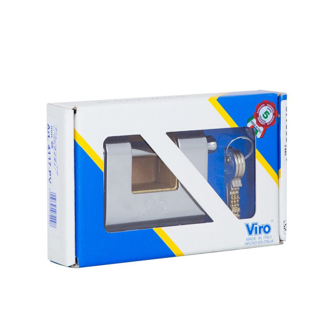 Замок навісний VIRO PANZER 4115 3KEY 10мм 10мм BOX
