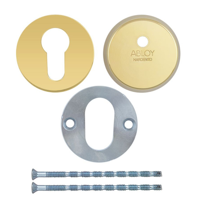 Протектор Abloy CH101 DIN ROUND 16,5 мм 40-80мм латунь полированная 3клас Kila комплект Протектор Abloy CH101 DIN ROUND 16,5 мм 40-80мм латунь полированная 3клас Kila комплект
