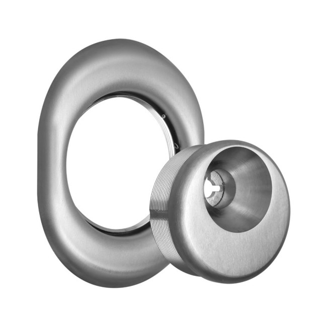 Протектор DISEC MONOLITO BD108 Omega Oval 22мм нерж.сталь мат 3клас IT внешний