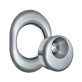Протектор DISEC MONOLITO BD108 Omega Oval 22мм хром мат 3клас T внешний Протектор DISEC MONOLITO BD108 Omega Oval 22мм хром мат 3клас T внешний