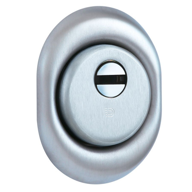 Протектор DISEC DIAMOND BKD250 DIN Oval 25мм хром мат 4клас T внешний
