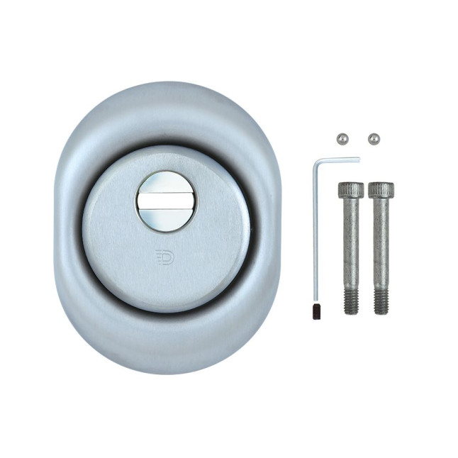 Протектор DISEC DIAMOND BKD250 DIN Oval 25мм хром мат 4клас T внешний