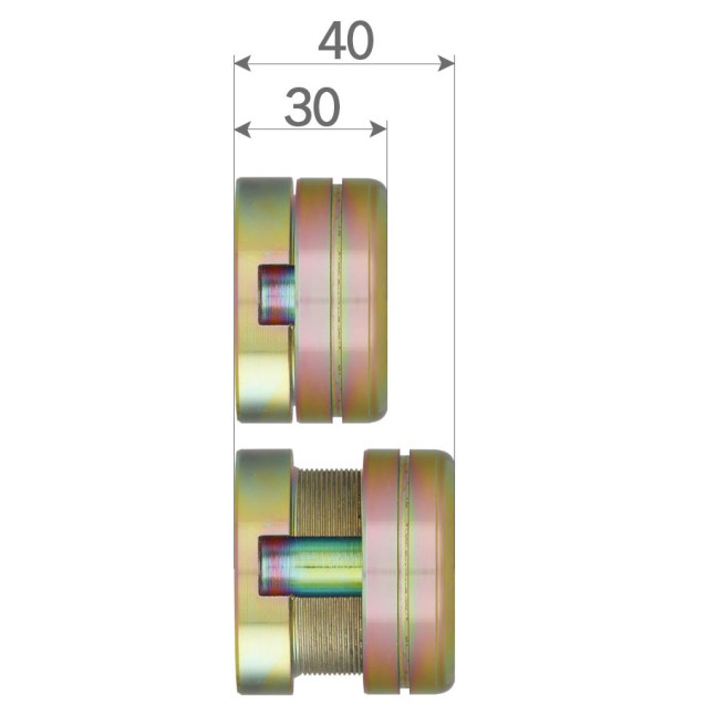 Протектор DISEC CONTRO CD2100 DIN Oval 30/40мм хром мат 3клас T внутренний, регулируемый Протектор DISEC CONTRO CD2100 DIN Oval 30/40мм хром мат 3клас T внутренний, регулируемый