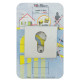 Щиток DISEC KT002 DIN SQUARE хром мат T 