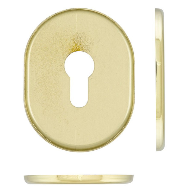 Щиток DISEC KT036 DIN Oval латунь PVD 2 Щиток DISEC KT036 DIN Oval латунь PVD 2