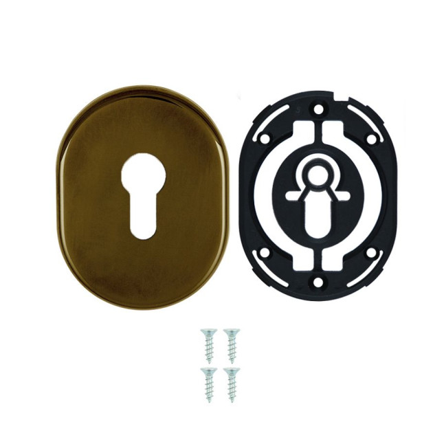 Щиток DISEC KT036 DIN Oval бронза PVD B 
