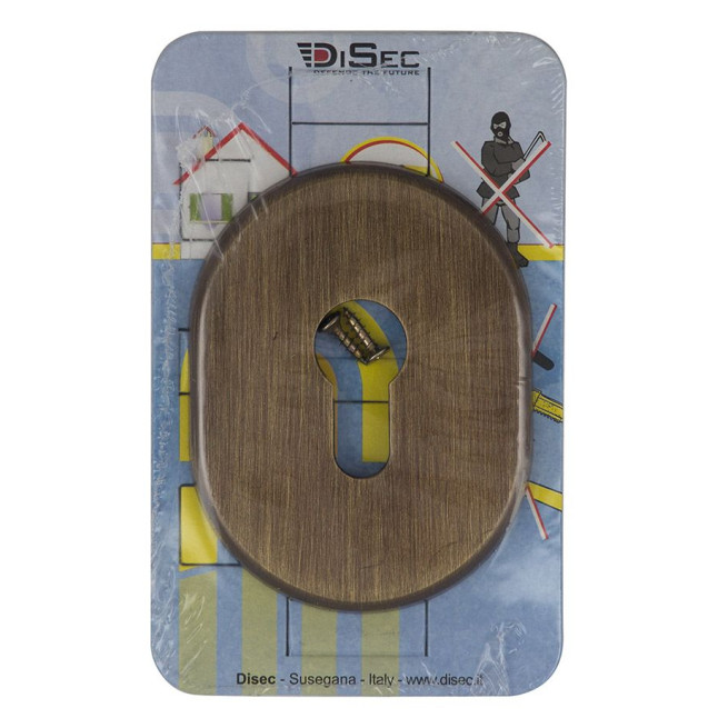Щиток DISEC KT036 DIN Oval бронза сатин BS 