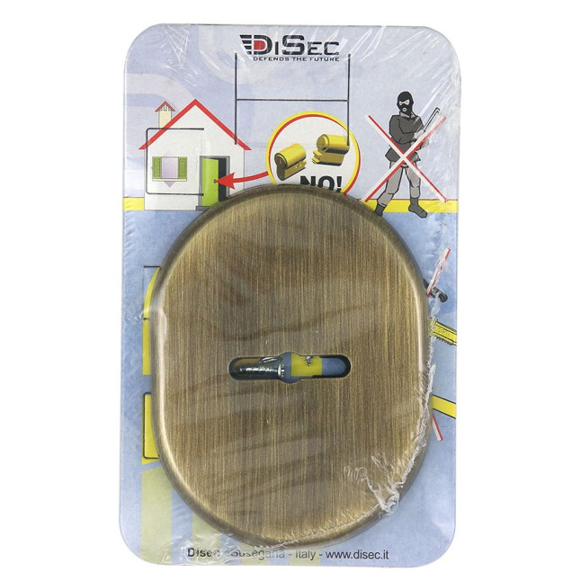 Щиток DISEC KT037 MATRIX OVAL Бронза_сатин BS Без шторки Щиток DISEC KT037 MATRIX OVAL Бронза_сатин BS Без шторки