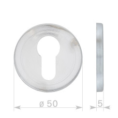 Щиток DISEC KT038 DIN ROUND Хром_мат T