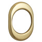 Щиток DISEC KT056 Oval латунь полированная L 