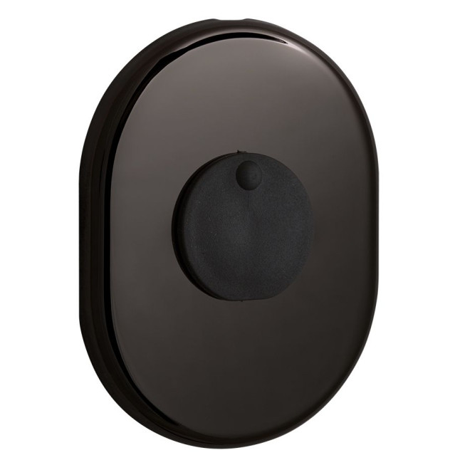 Щиток DISEC KT088 Matrix Oval хром черный 8 со шторкой Щиток DISEC KT088 Matrix Oval хром черный 8 со шторкой