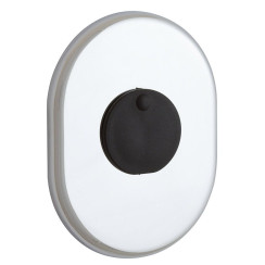 Щиток DISEC KT088 MATRIX OVAL Хром_полірований C З шторкою