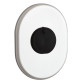 Щиток DISEC KT088 Matrix Oval никель сатин S со шторкой