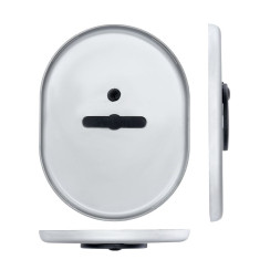 Щиток DISEC KT088 MATRIX OVAL Нікель_сатин S З шторкою Щиток DISEC KT088 MATRIX OVAL Нікель_сатин S З шторкою