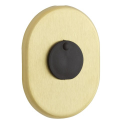 Щиток DISEC KT088 MATRIX OVAL Латунь_мат TT З шторкою