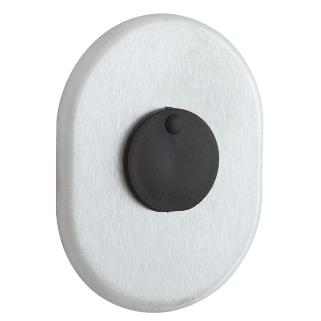 Щиток DISEC KT088 Matrix Oval хром мат T со шторкой