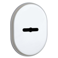 Щиток DISEC KT090 MATRIX OVAL Хром_полірований C з прихованою шторкою